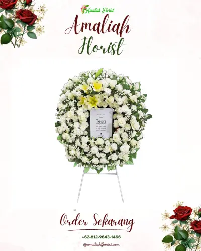 Krans Bunga Duka Cita di Karang Asam Ulu